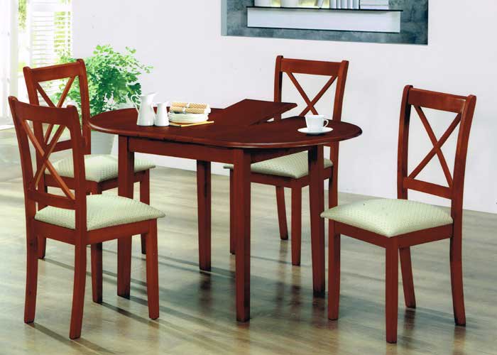 Стол STW-1238 106/135х80х75 + стул Ethic(4)