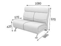 Florence Диван 1080 х 880 х 970