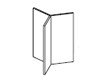DALI POS/SIR Опора стола перегов H73х30х30
