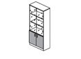 SIRIUS POS/SIR Шкаф комбинированный 90х43хh200