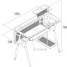 Стол компьютерный SB-T1073B-черный