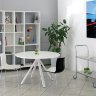 ALBA (АЛЬБА) (стол+брифинг+тумба+шкаф для документов+гардероб) 
