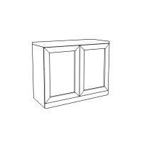 Греденция 2 двери ЛИОН 90x40x71 