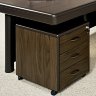 SELECTA WALNUT (стол+брифинг+тумба+шкаф для документов+гардероб) ПОД ЗАКАЗ 3