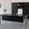 FERMO (ФЕРМО) (стол+брифинг+тумба+шкаф для документов+гардероб)