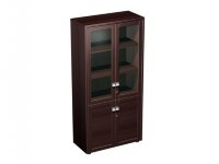 Премьер Шкаф для документов со стеклянными дверьми 960x460x1980 