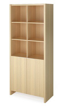 Стеллаж комбинированный Акцент 844х438х1970
