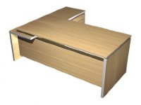 REVENTON Стол руководителя с брифинг приставкой боковой правый 200x180x76