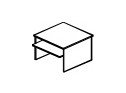 DELTA-SYSTEM Стол компьютерный 80х80х75
