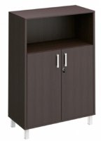 Борн Шкаф для документов двери ДСП с замком+ниша 90x45x131