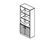 POS/SIR Шкаф комбинированный 90х43хh200